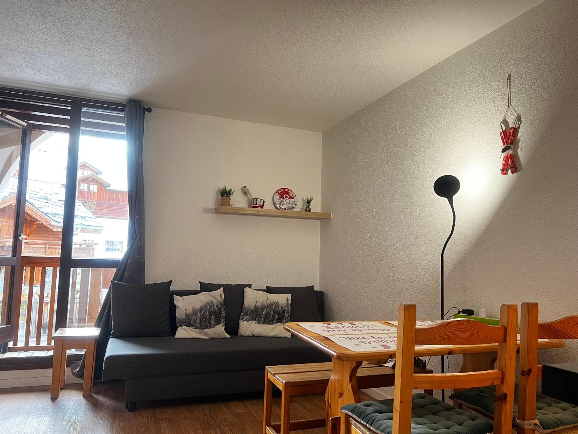 Cosy Central Studio With A View, Balcony 20M2 4Ppl Venosc Bagian luar foto